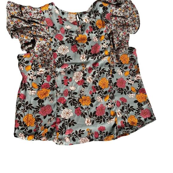 DR2 women’s XXL top with flutter sleeves - Picture 1 of 8